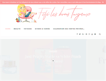 Tablet Screenshot of fifi-les-bons-tuyaux.com